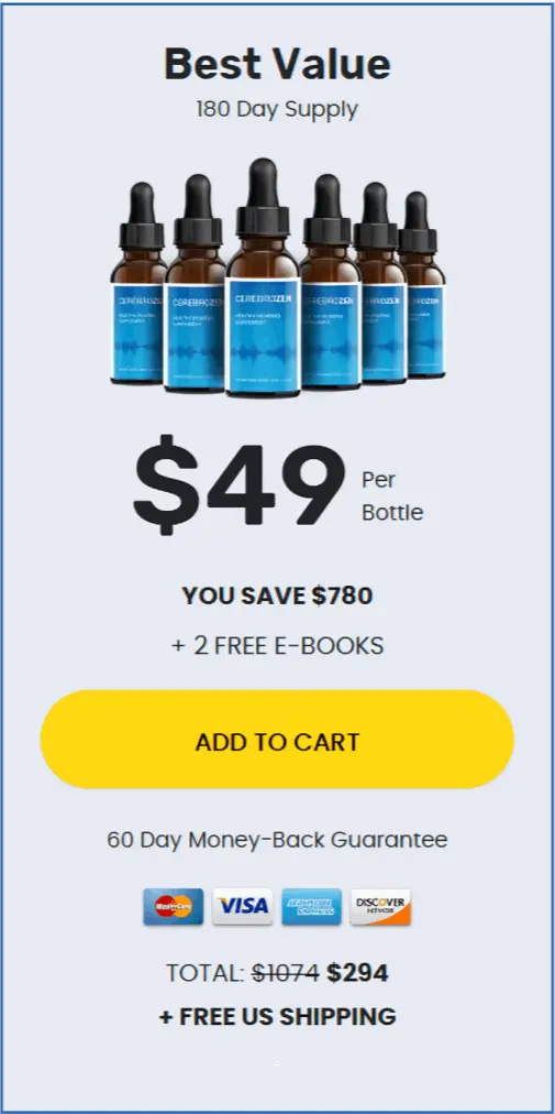 Cerebrozen offer price