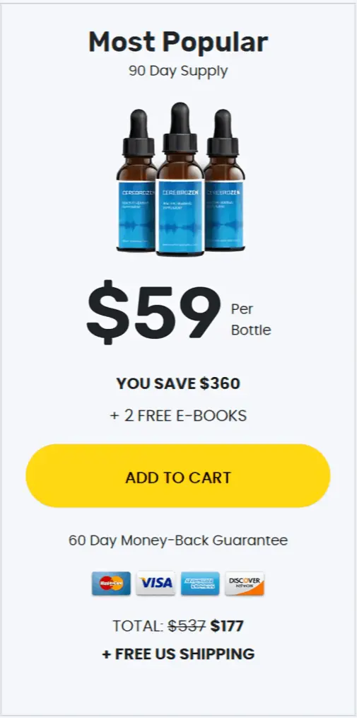 Cerebrozen offer price